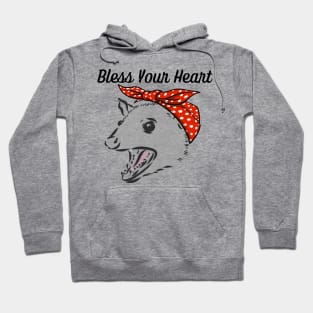 Bless Your Heart Possum Hoodie